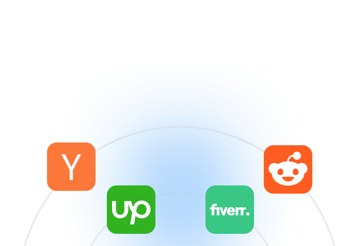 Logos of platforms Lanci supports